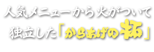 人気メニューから